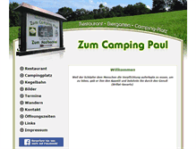 Tablet Screenshot of camping-paul.de
